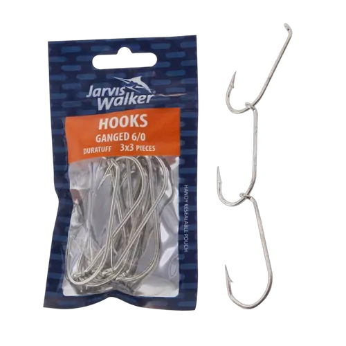 Duratuff Ganged Hooks - Sz 6/0 - PK/3x3