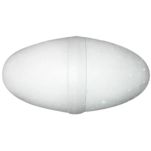Float Polystyrene Football 230 x 115mm White