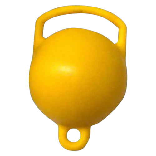 Buoy Polyethylene 200mm Yellow Hollow With Handle