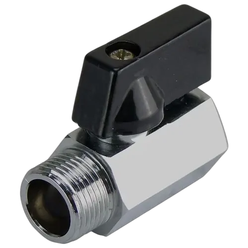 3/8" Bsp Fuel Tap N/P Brass