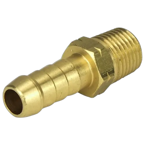 Brass Hose Tail 3/8" Bsp x 3/8"
