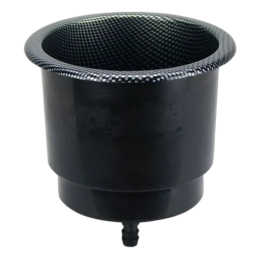 Drink Holder Plastic Carbon 110mm x 90mm