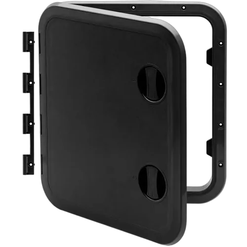Hatch Access 513mm x 458mm Black Removable Hinge