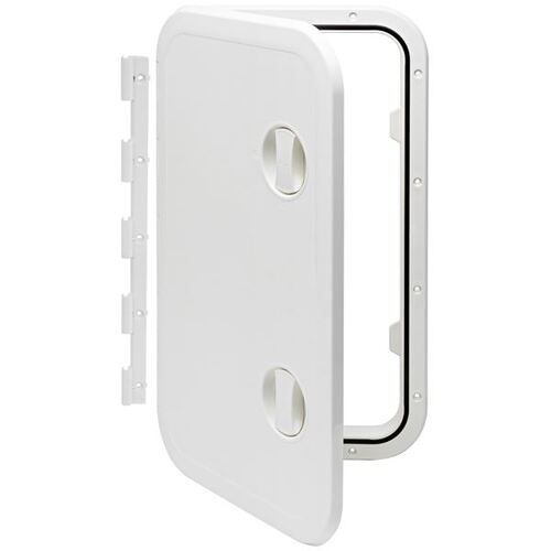 Can-Sb Access Hatch 606mm x 357mm White Removable Hinge
