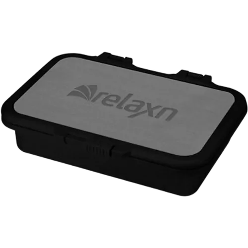 Relaxn Glove Box With Dual USB Charger - Black