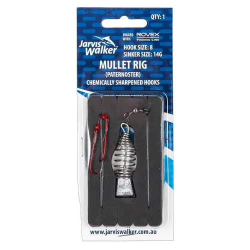 Mullet - #8 Long Shank - 15g Spring lead 12lb line