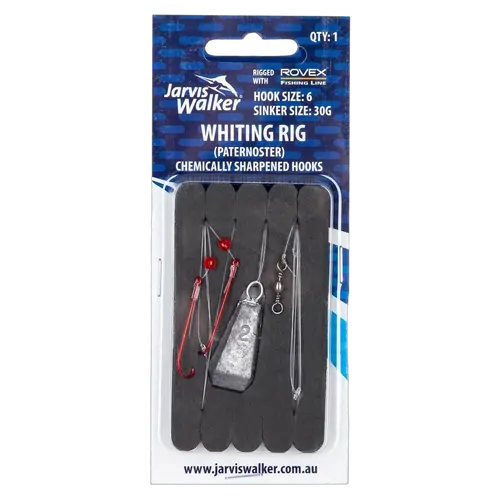 Whiting Rig With Chemically Sharpened #6 Hook