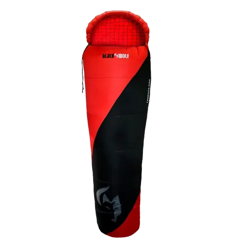 Black Wolf Campsite Kids M10 True Red