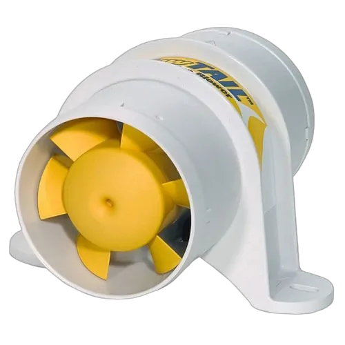 Shurflo Blower Inline 4" 12V Yellow Tail