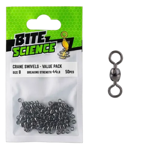 Crane Swivels Value Pack Sz 8 - 50pk - PK/50
