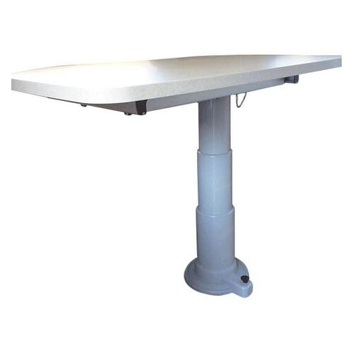 Table Leg, Telescopic & Adjustable W/ Turntable Sliding System. 0612500etug (3 Part Pick)
