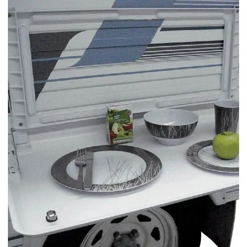 Coast To Coast Picnic Table w/ Backing Plate. White (M300-200)