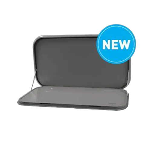 Coast To Coast Caravan Picnic Table Light Grey 4RC - 800 X 445mm - w/ LED & Backing Plate Sojl25678