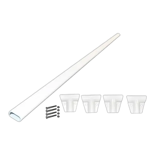 Coast To Coast Roof Rack Cross Bar Kit White