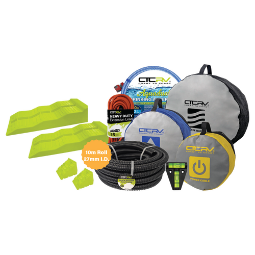 Coast to Coast Rv Essentials Motorhome Starter Kit With 27mm Waste-Hose- V2
