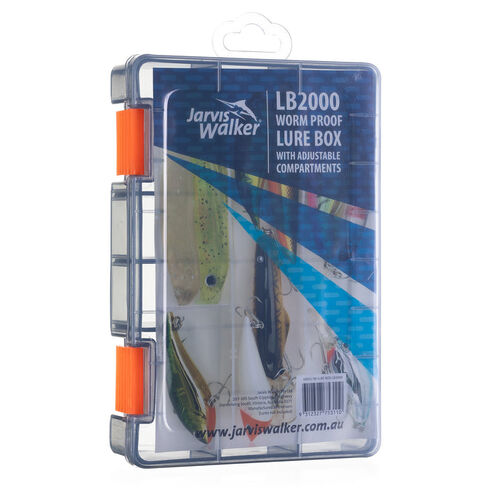 Jarvis Walker Lure Box LB 2000 14.5cm (W) x 20cm (L) x 4cm (D).