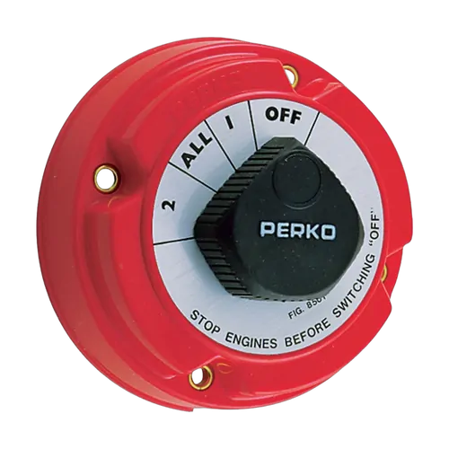 Perko Medium Duty Battery Switch 4 Position Selector 250A