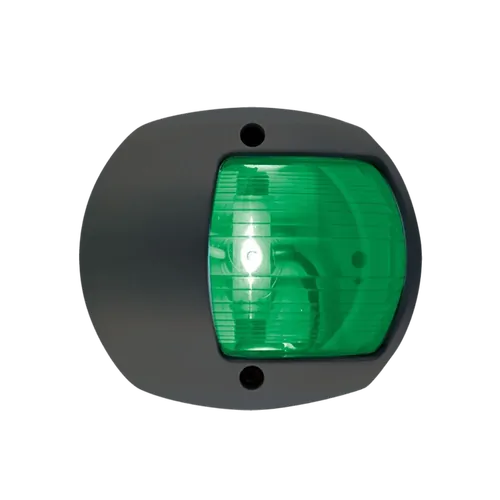 Perko Navigation Lights Side Mount Black Starboard