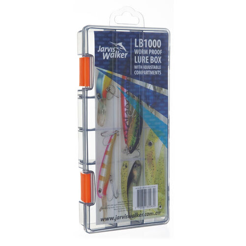 Jarvis Walker Lure Box LB 1000 12cm (W) x 23cm (H) x 3.2cm (D).
