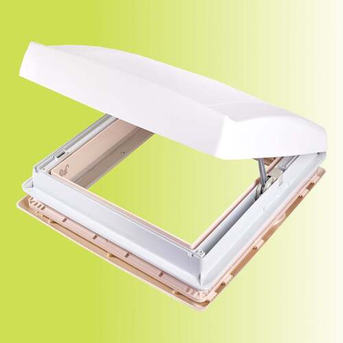 Thule Manual Roof Vent, Transparent/Cream, With Insect Screen And Sunblock Blind #200018