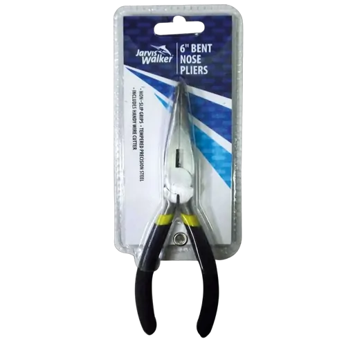 Jarvis Walker Plier Economy Curved Bent 6" Carbon Steel