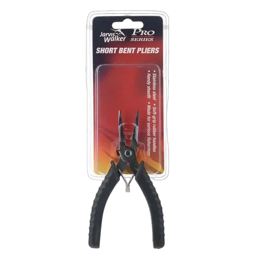 Jarvis Walker Pro Series 5" Short Bent Nose Pliers Stainless Steel
