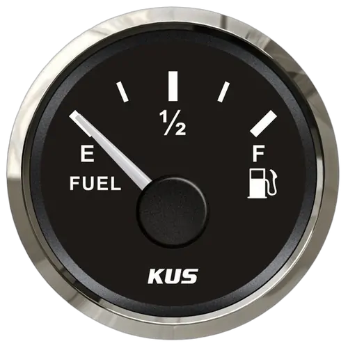 Kus Fuel Gauge Nmea2000 52mm Black Chrome Bezel
