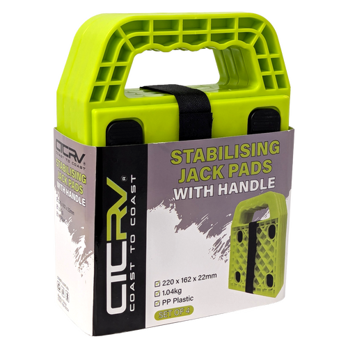 Coast to Coast Stabilizing Jack Pads with Handle | Set of 4