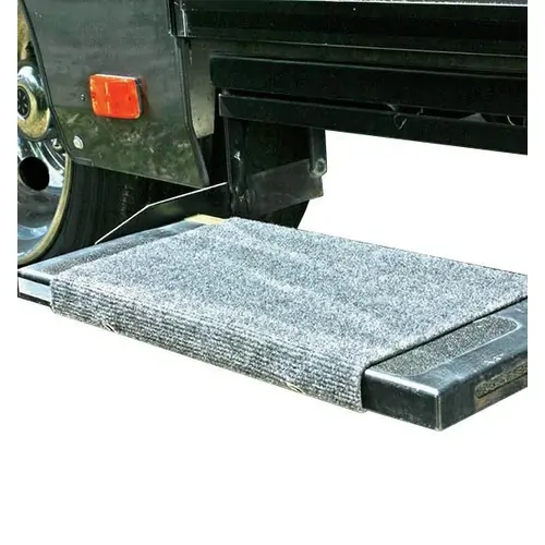 Camco RV Wrap Around Step Rug (Grey)