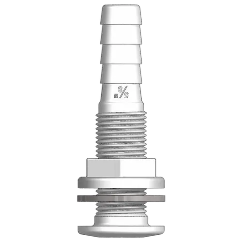 Skin Fitting 1/2" Bsp 16mm Tail White Trudesign