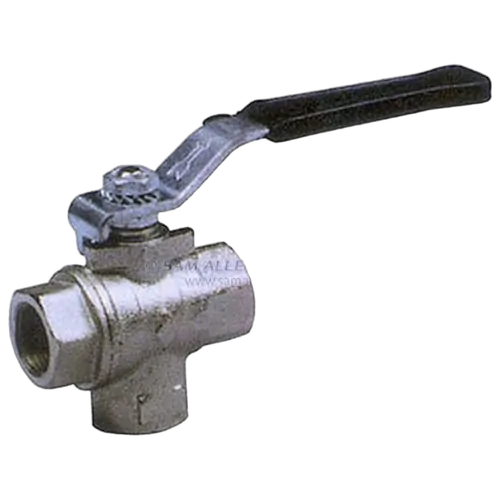 Ball Valve L/PORT 3/8" BSP CP Brass