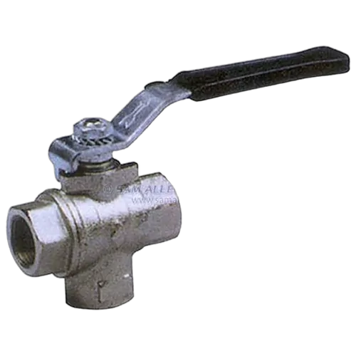 Ball Valve T/PORT 1 1/4" CP Brass