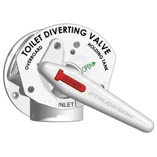 Toilet diverter Trudesign white Aquavalve 1-1/2 BSPF 3 position