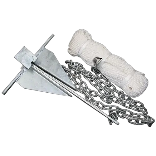 Sand Anchor Kit 4Lb - 6mm x 50M Rope, 2M x 6mm Chain 50M Rope