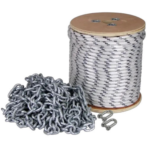 Anchor Rope Chain - 8mm x 100m Braided 10m x 6mm SL Chain