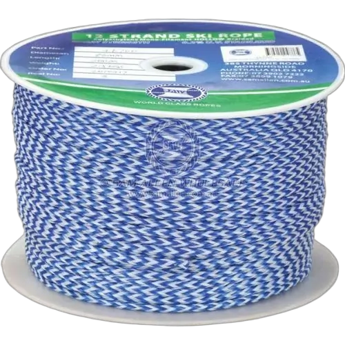 Rope ski polyethylene mono 16 strand 7mm x 200m