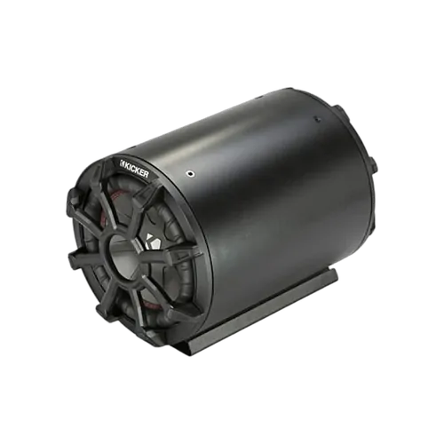 Kicker 46CWTB102 Tube enclosure fitted with 10" subwoofer