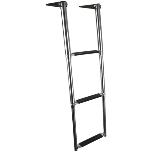 Relaxn 3 Step Stainless Steel Telescopic Ladder