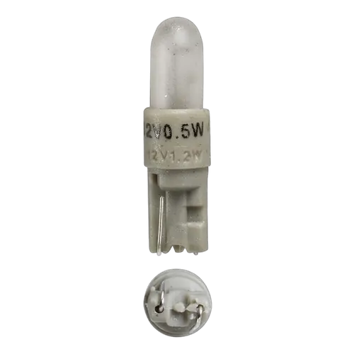 Narva 12V 1.2W Kw2 X 4.6D White Base Dash Panel Globes