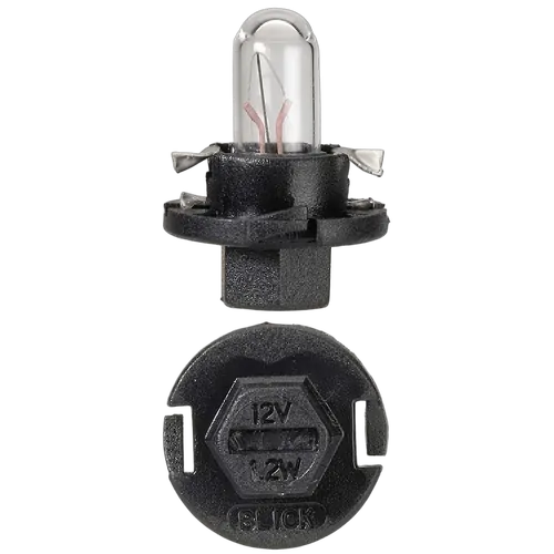 Narva 12V 1.2W Bx8.4D Black Base Dash Panel Globes