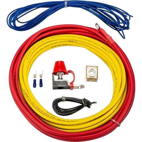 Kicker 47KMPK8 Marine 8 AWG Amp Power Kit