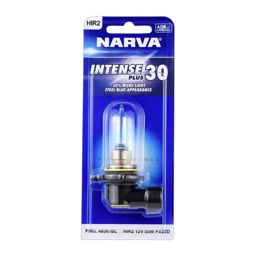 Narva 12V Hir2 55W Plus 30 Halogen Headlight Globes (Blister Pack Of 1)