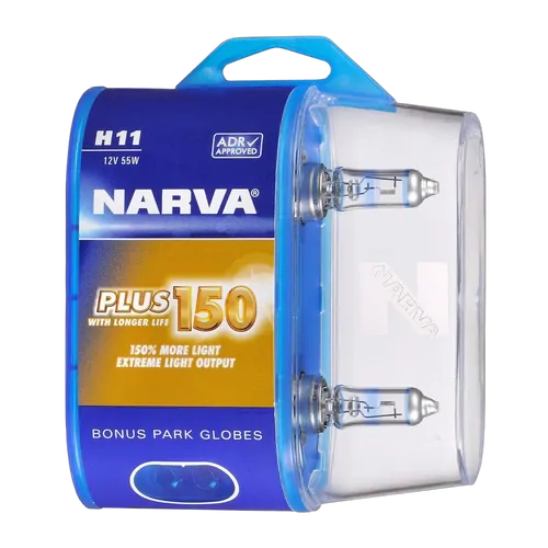 Narva H11 12V 55W Pgj19-2 Plus 150 Globes (2)
