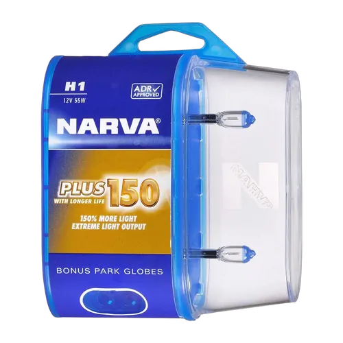 Narva H1 12V 55W P14.5S Plus 150 Globes (2)
