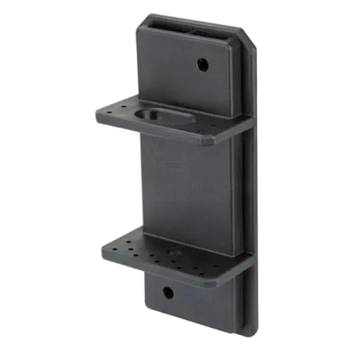 Knife And Plier Holder Black Plastic Including Mount Hardware