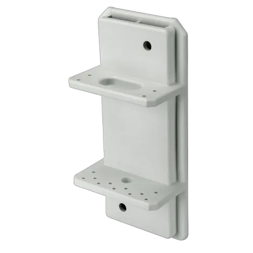 Knife And Plier Holder White Plastic Including Mount Hardware