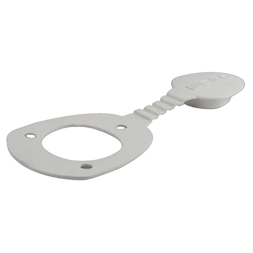 Rod Holder Cap - Oval Top White