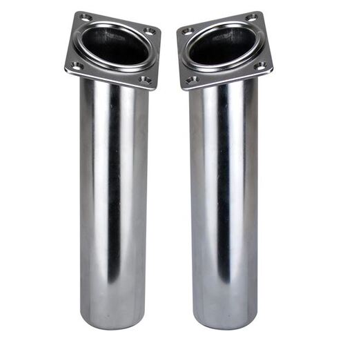 304 Stainless Steel Slimtop Rod Hold Angle Pair