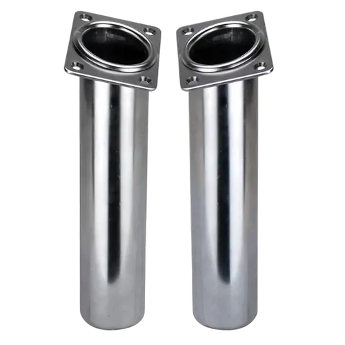 304 Stainless Steel Slimtop Rod Hold Angle Pair