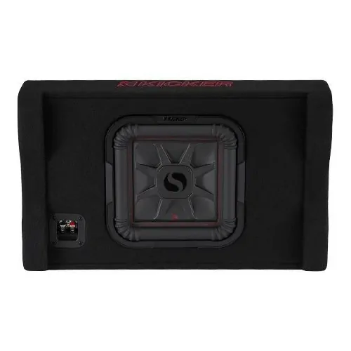 Kicker 49L7TDF102 10"Downward Sub Enclosure Slim Fitted With 1 X 46L7T104 Woofer